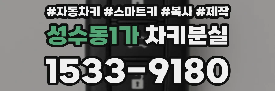 성수동1가 차키분실
