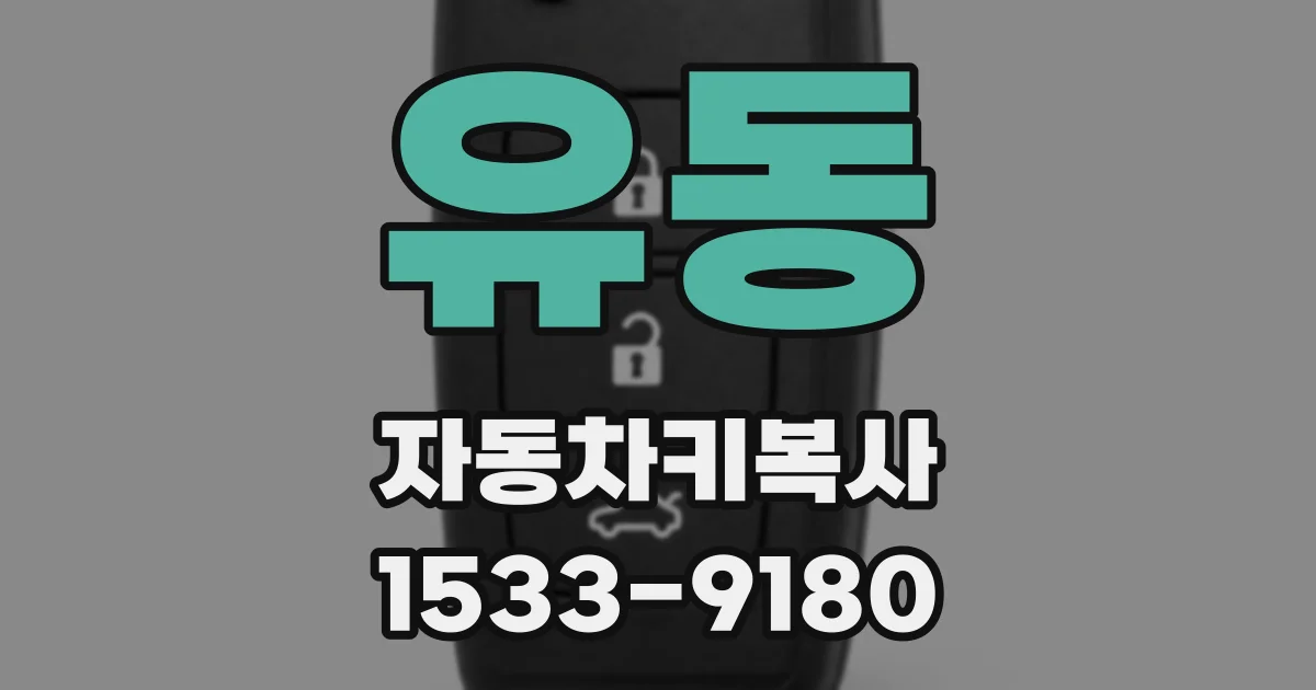 유동 자동차키복사