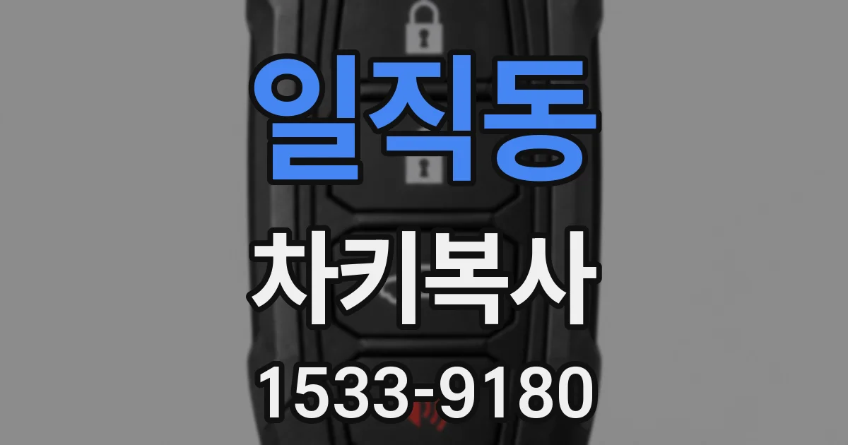 일직동 차키복사