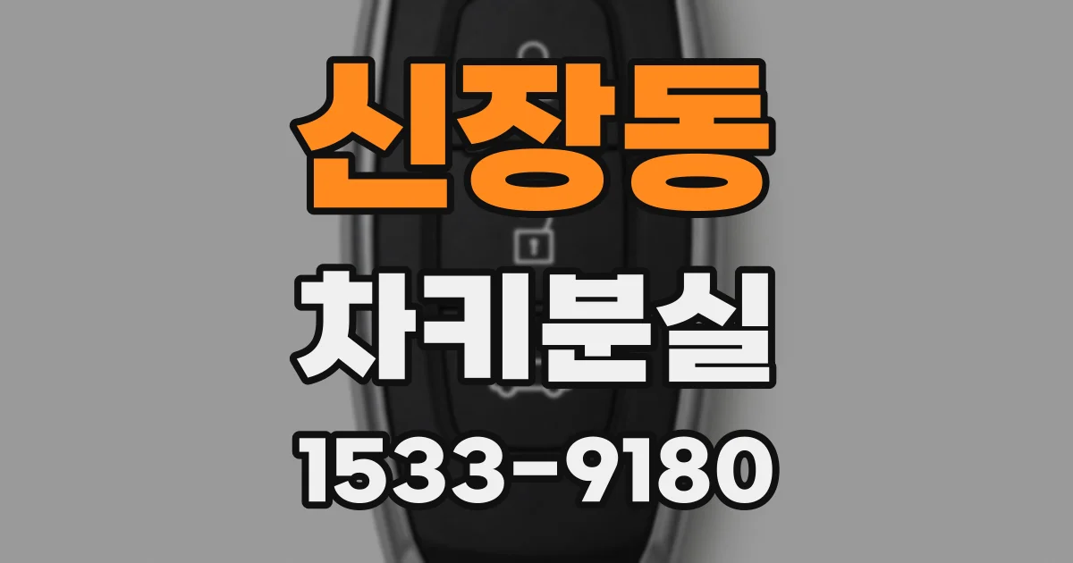 신장동 차키분실