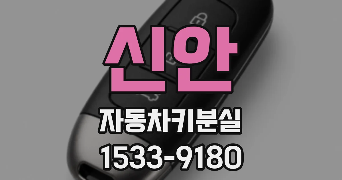 신안 자동차키분실
