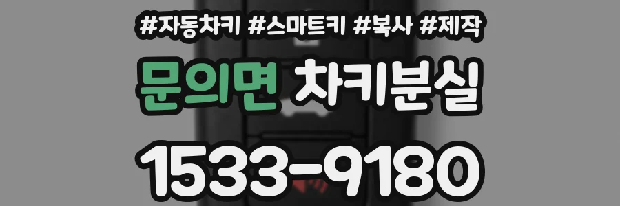 문의면 차키분실