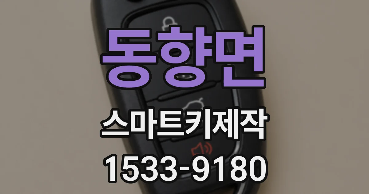 동향면 스마트키제작