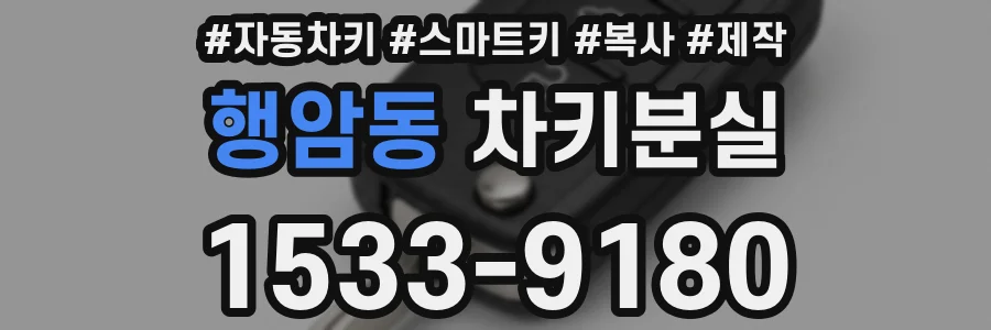 행암동 차키분실