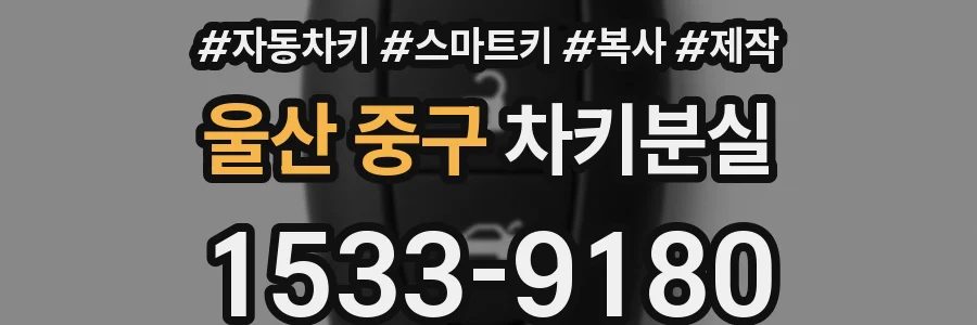 울산 중구 차키분실