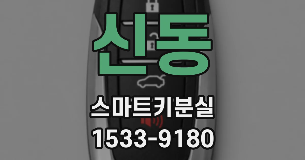 신동 스마트키분실