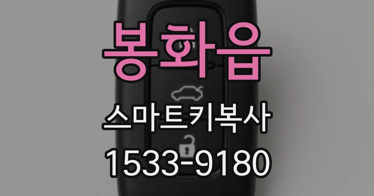 봉화읍 스마트키복사