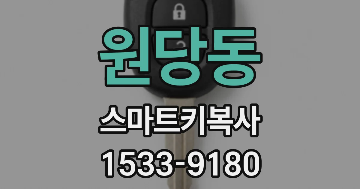 원당동 스마트키복사
