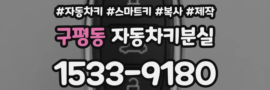 구평동 자동차키분실
