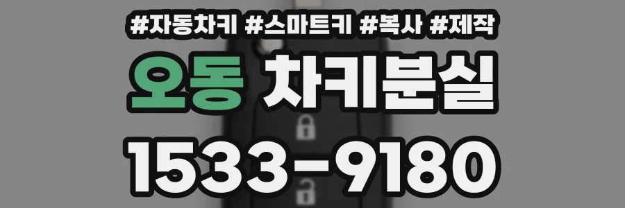 오동 차키분실