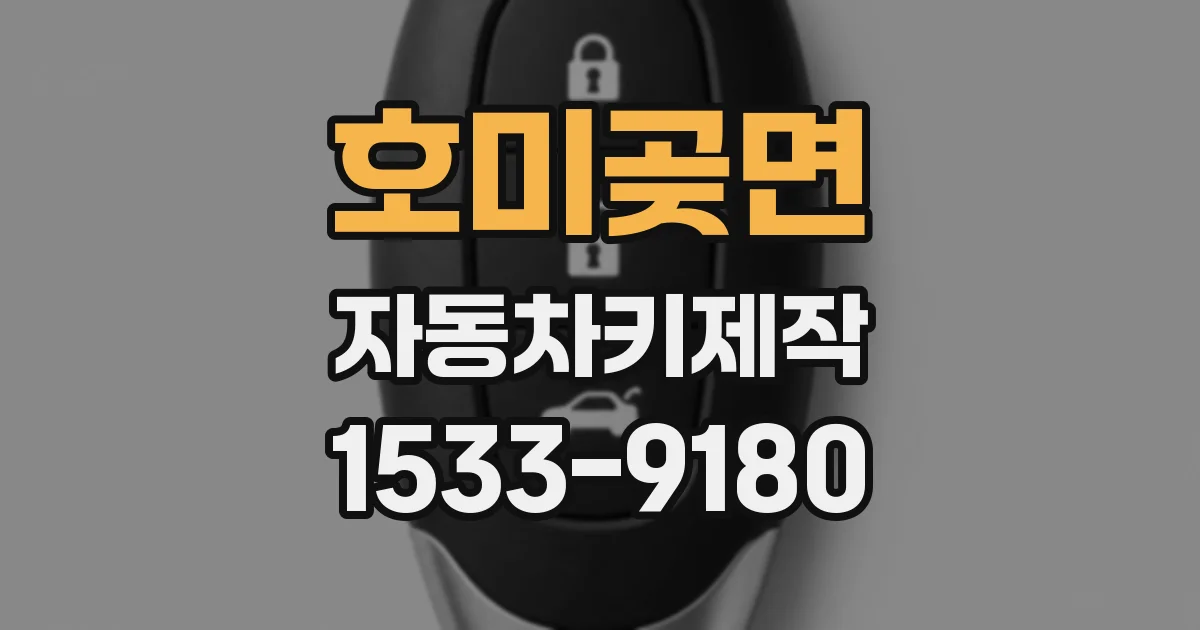 호미곶면 자동차키제작