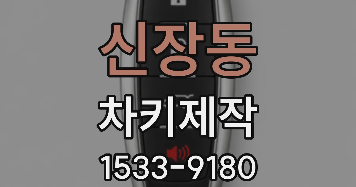 신장동 차키제작