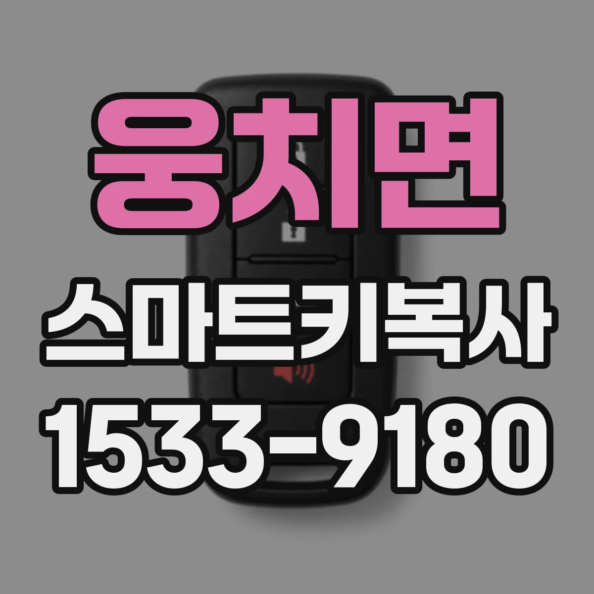 웅치면 스마트키복사