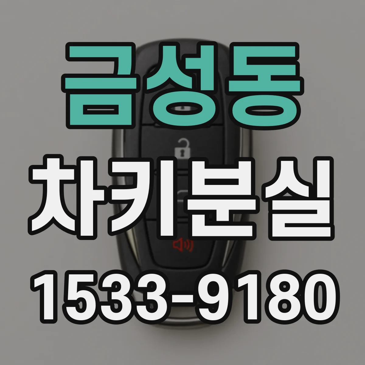 금성동 차키분실