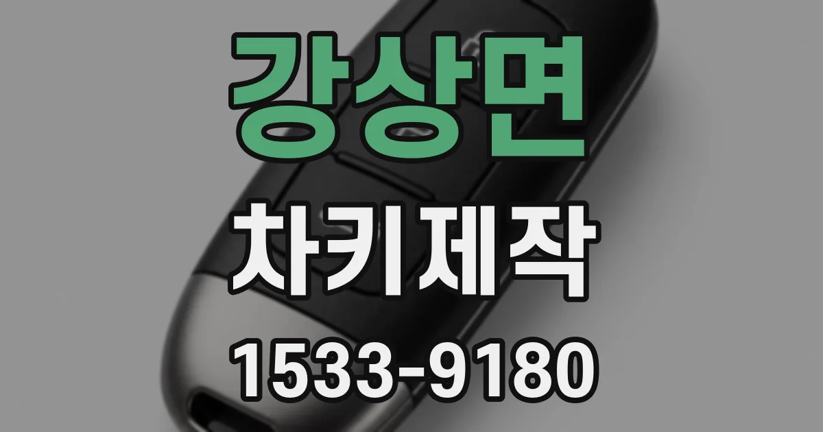 강상면 차키제작