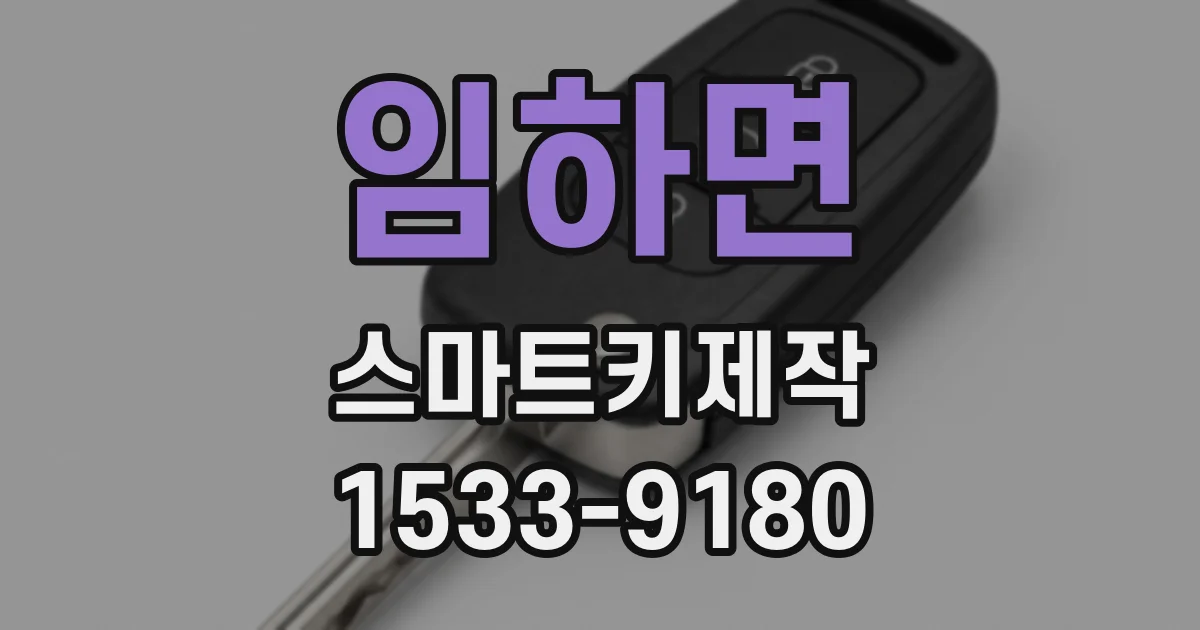 임하면 스마트키제작