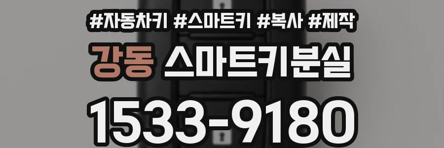 강동 스마트키분실