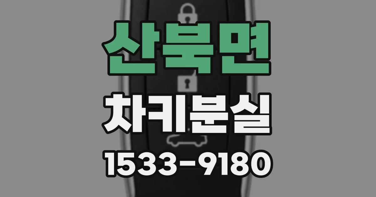 산북면 차키분실