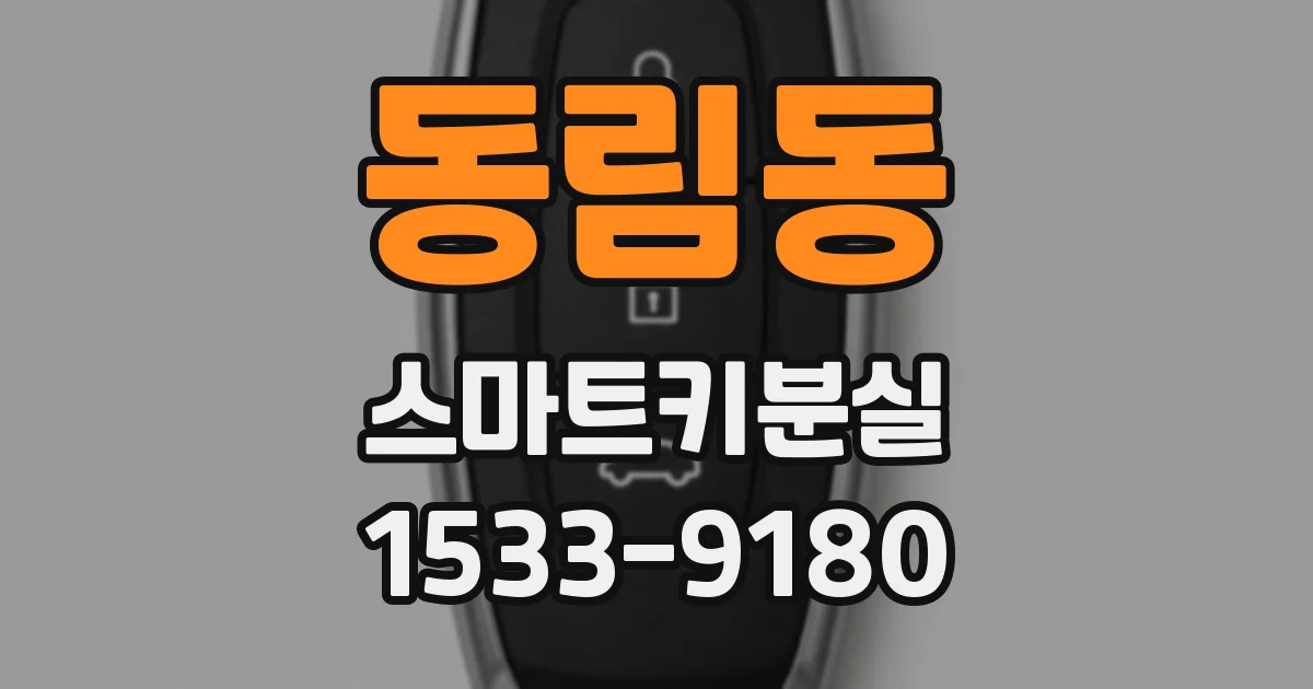 동림동 스마트키분실
