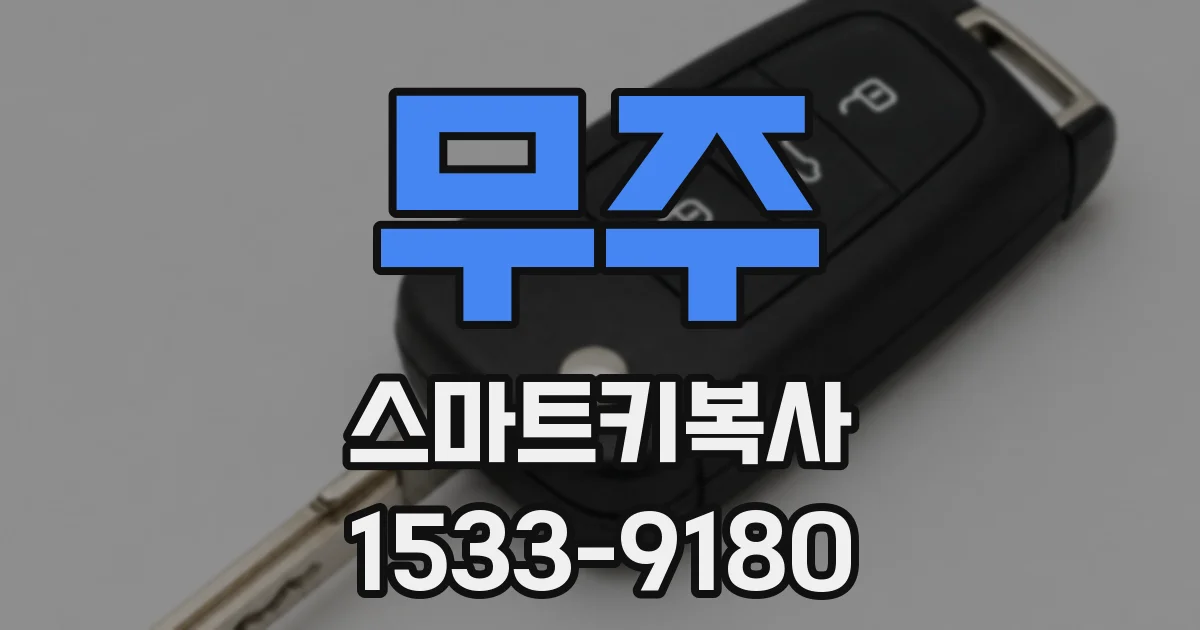 무주 스마트키복사