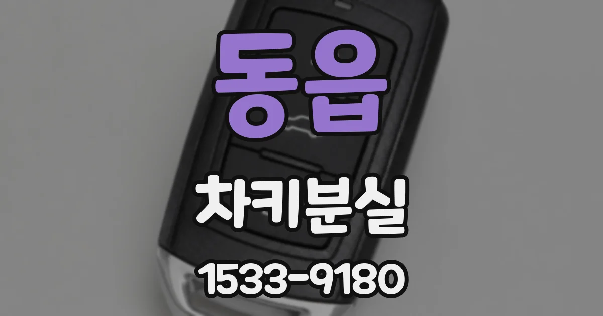 동읍 차키분실