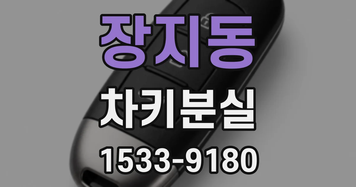 장지동 차키분실