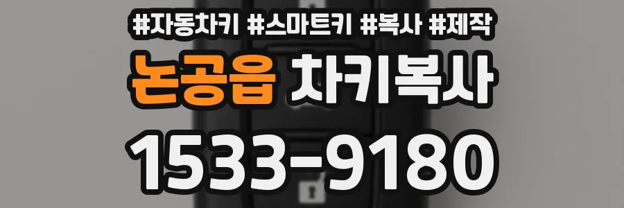 논공읍 차키복사