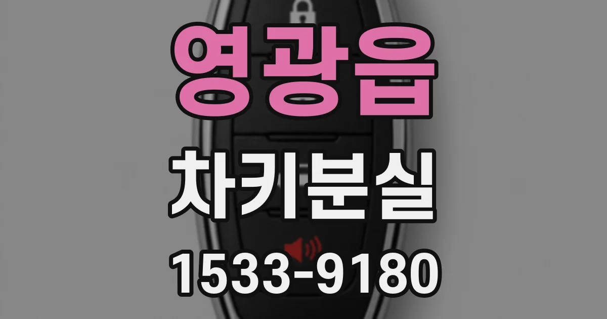 영광읍 차키분실