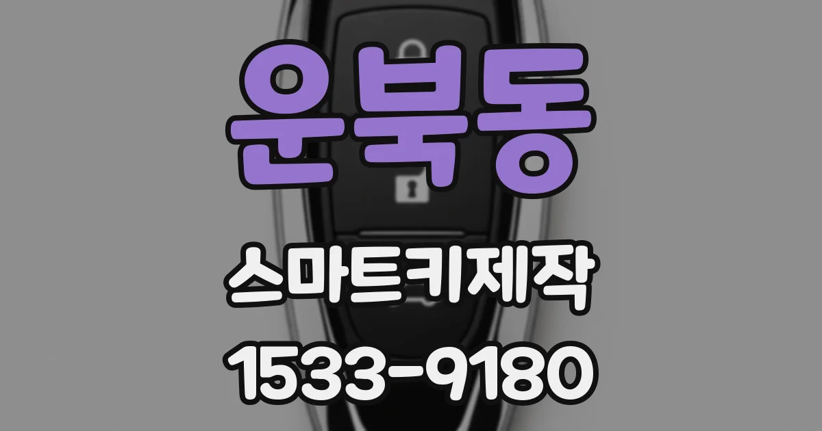 운북동 스마트키제작