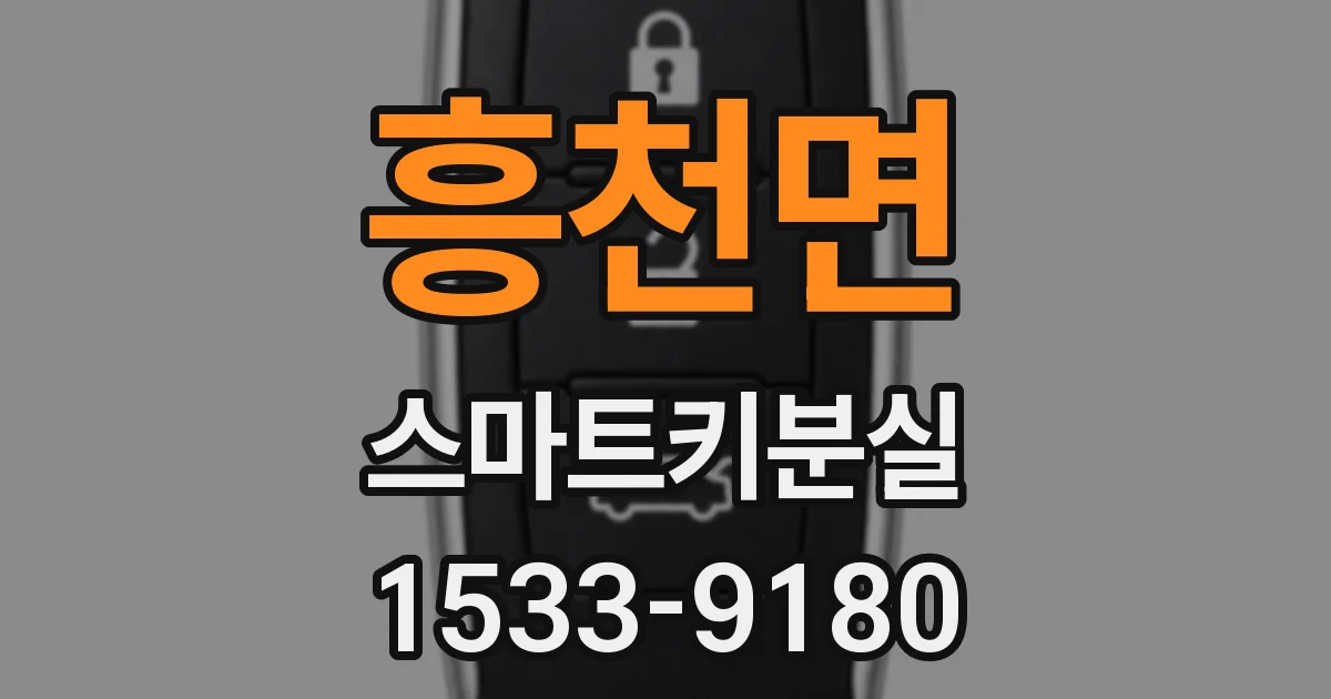 흥천면 스마트키분실