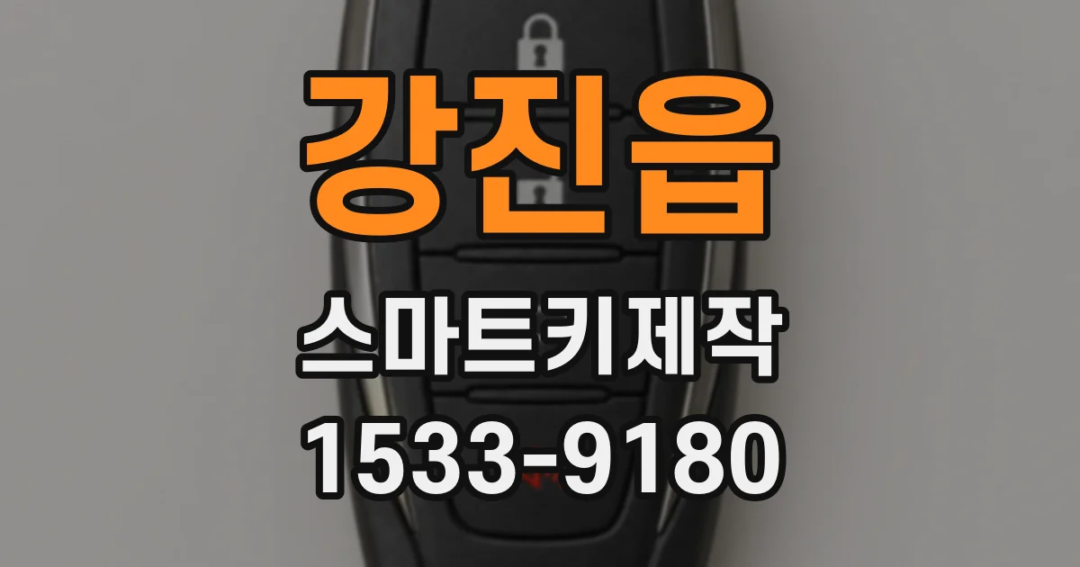 강진읍 스마트키제작