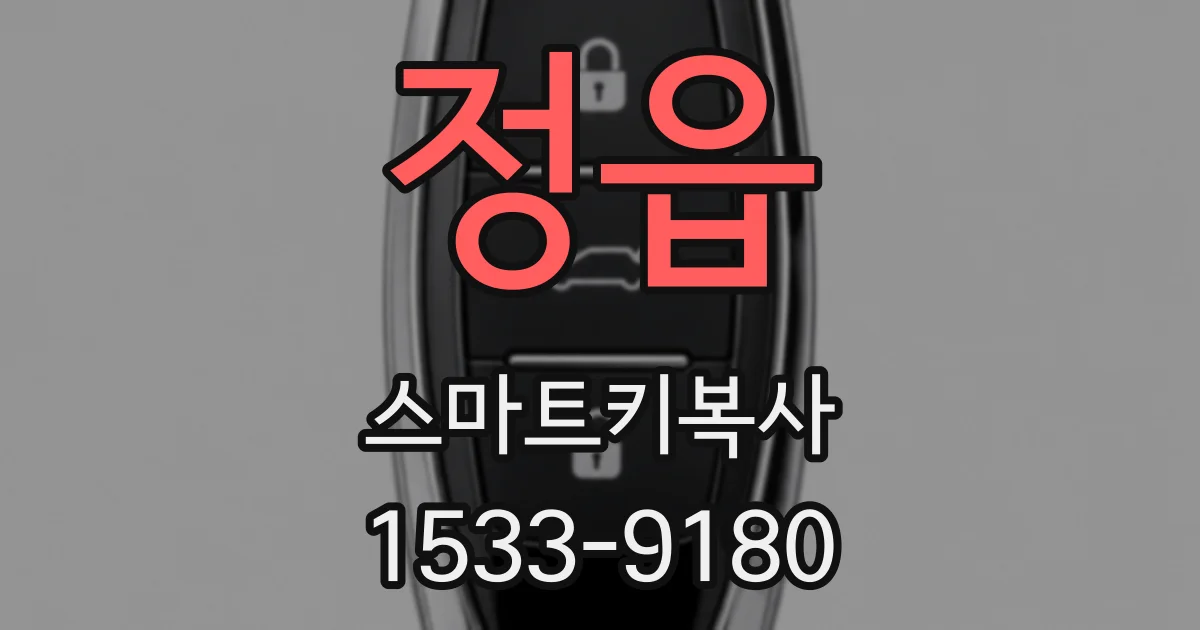 정읍 스마트키복사
