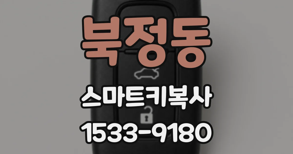 북정동 스마트키복사
