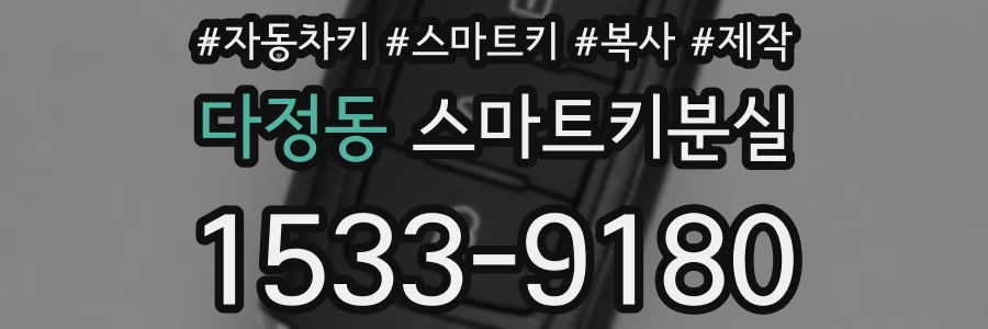 다정동 스마트키분실