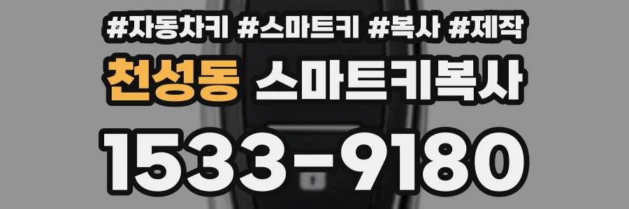 천성동 스마트키복사
