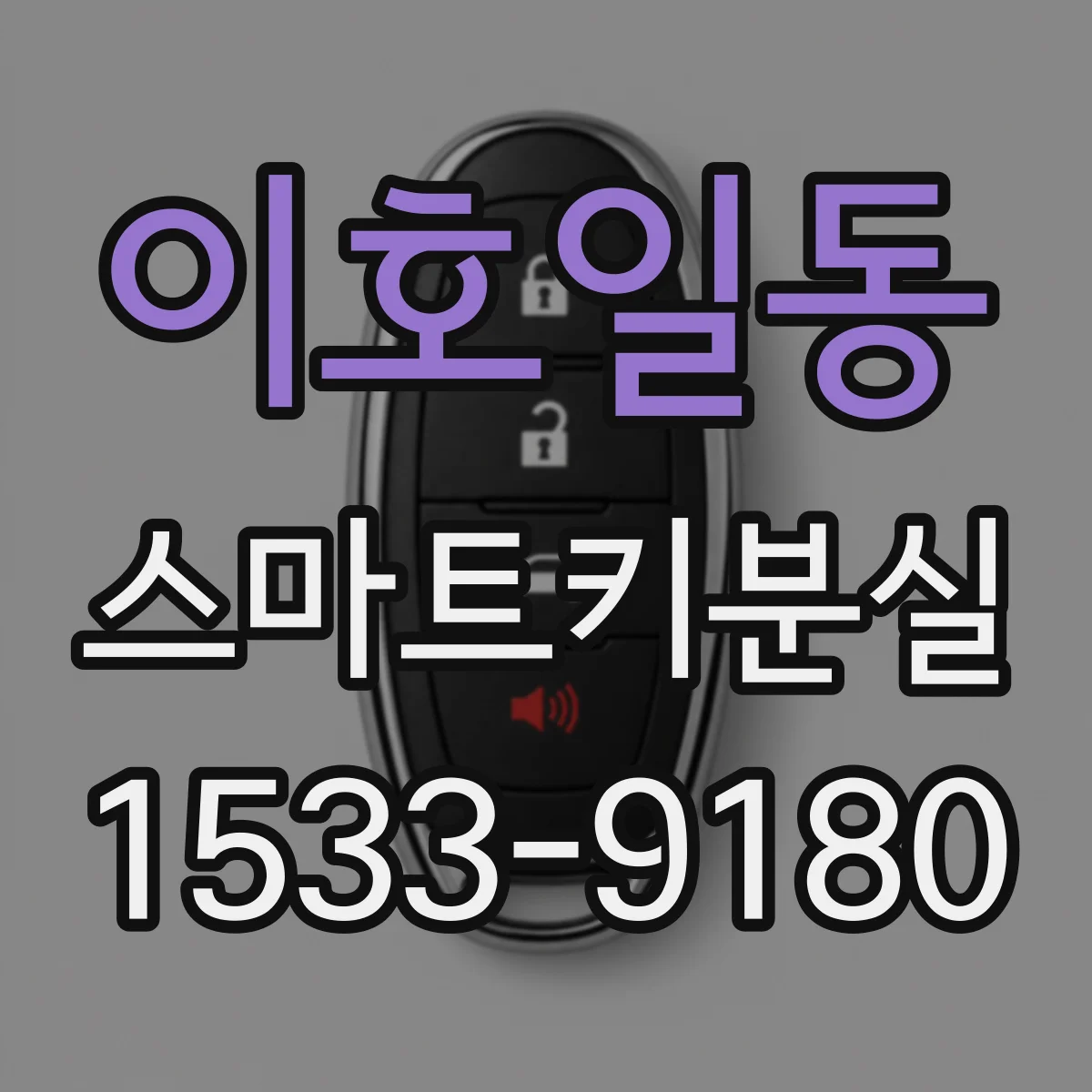 이호일동 스마트키분실