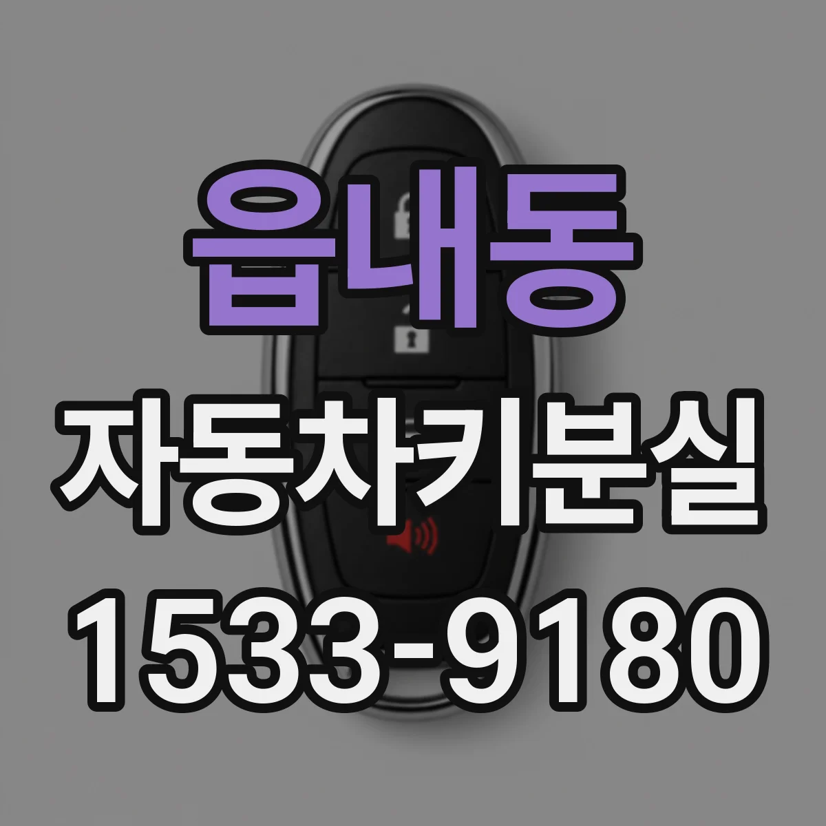 읍내동 자동차키분실
