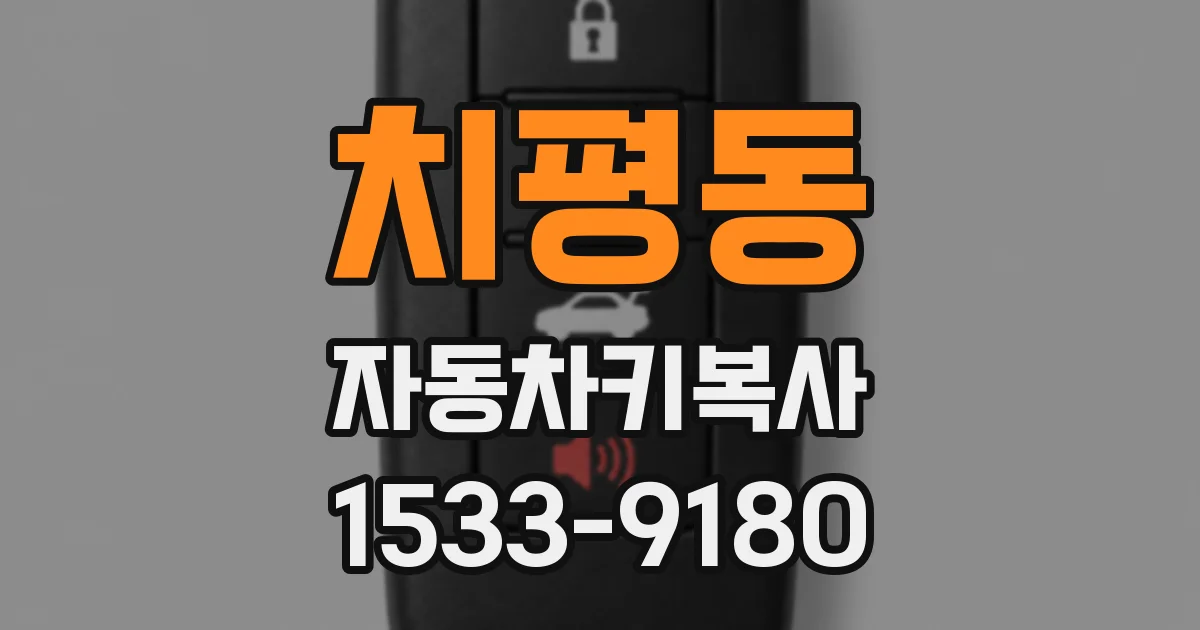 치평동 자동차키복사