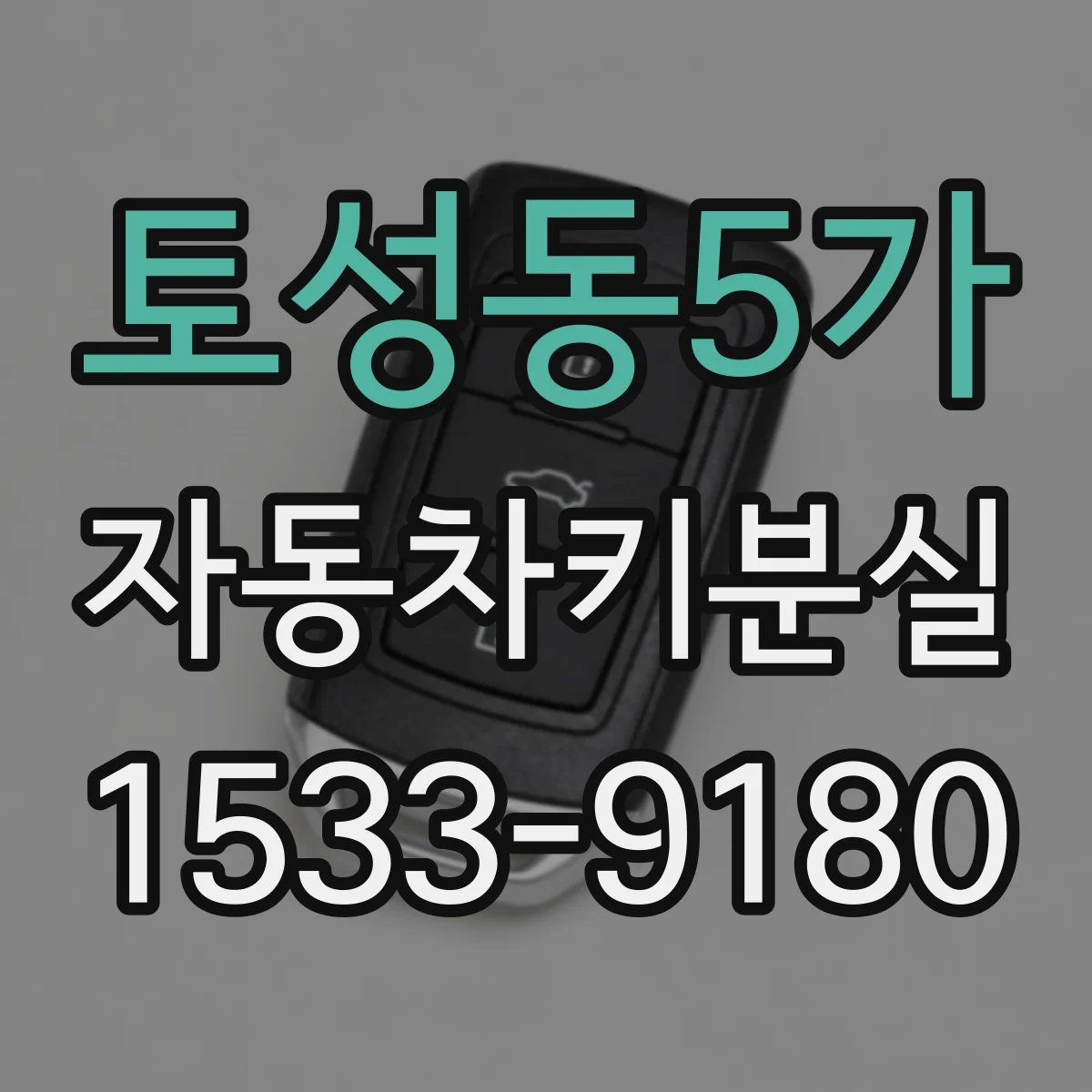 토성동5가 자동차키분실