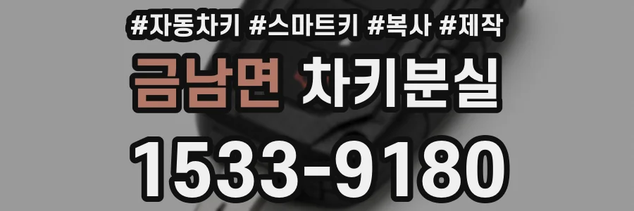 금남면 차키분실