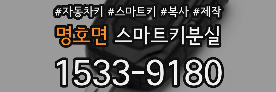 명호면 스마트키분실