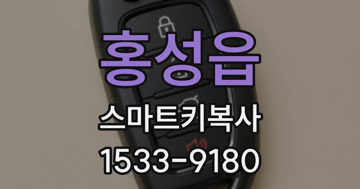 홍성읍 스마트키복사
