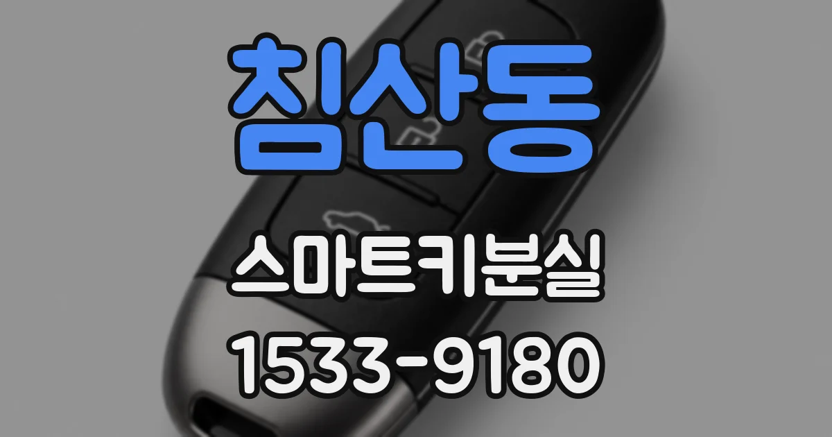 침산동 스마트키분실