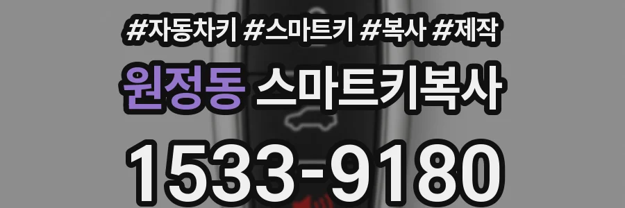 원정동 스마트키복사