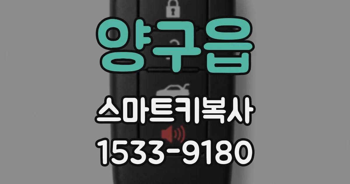 양구읍 스마트키복사