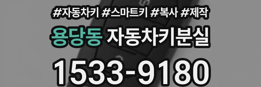 용당동 자동차키분실
