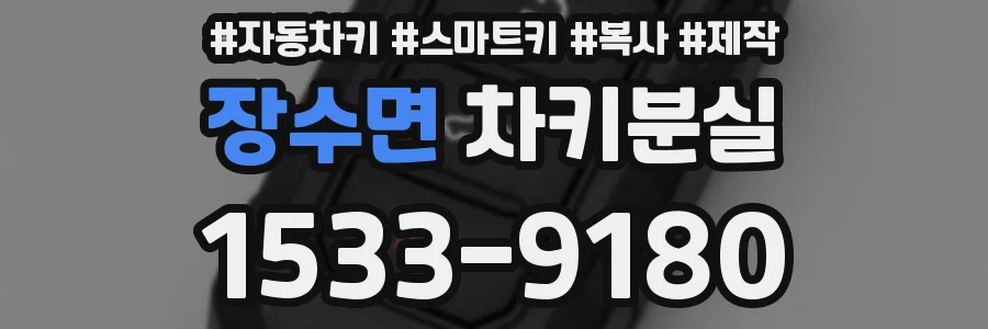 장수면 차키분실