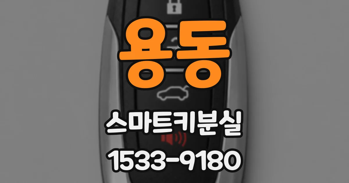 용동 스마트키분실