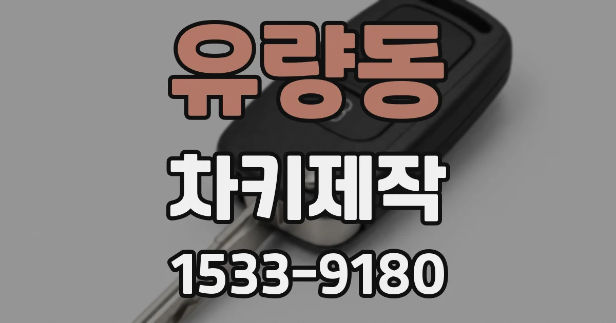 유량동 차키제작