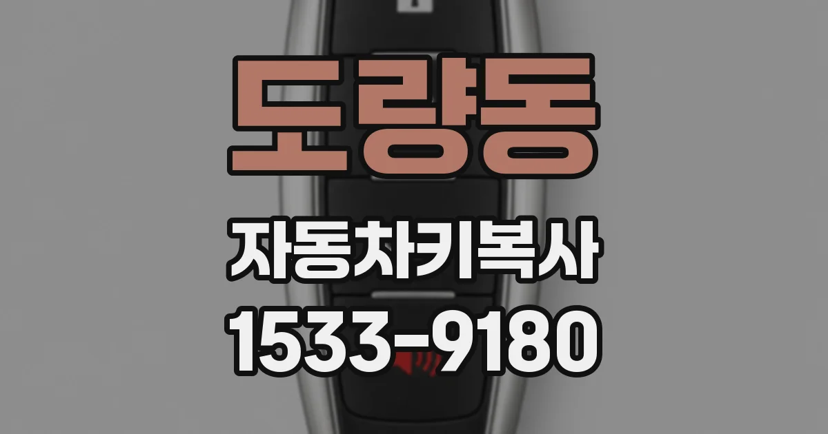 도량동 자동차키복사
